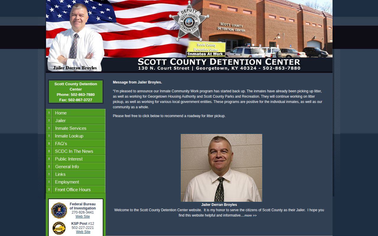 Scott County Detention Center official website